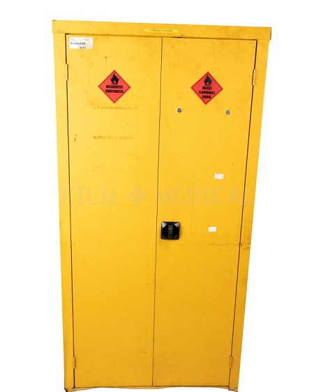 Yellow Two Doors Cabinet 